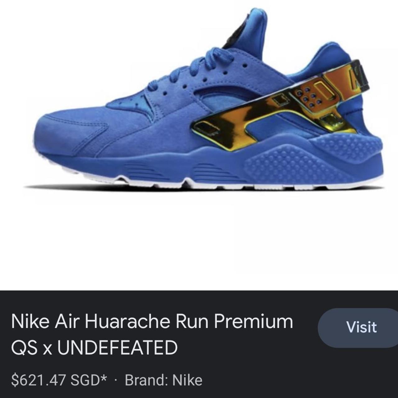 Undefeated x nike hot sale air huarache