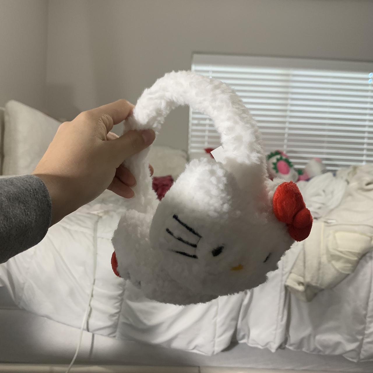 Hello kitty earmuffs ear warmer! 1 left available... Depop