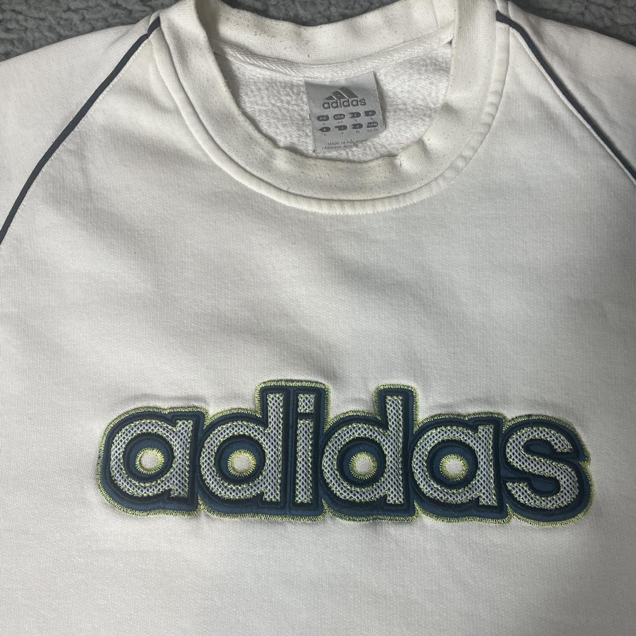 Adidas Men's White Sweatshirt | Depop