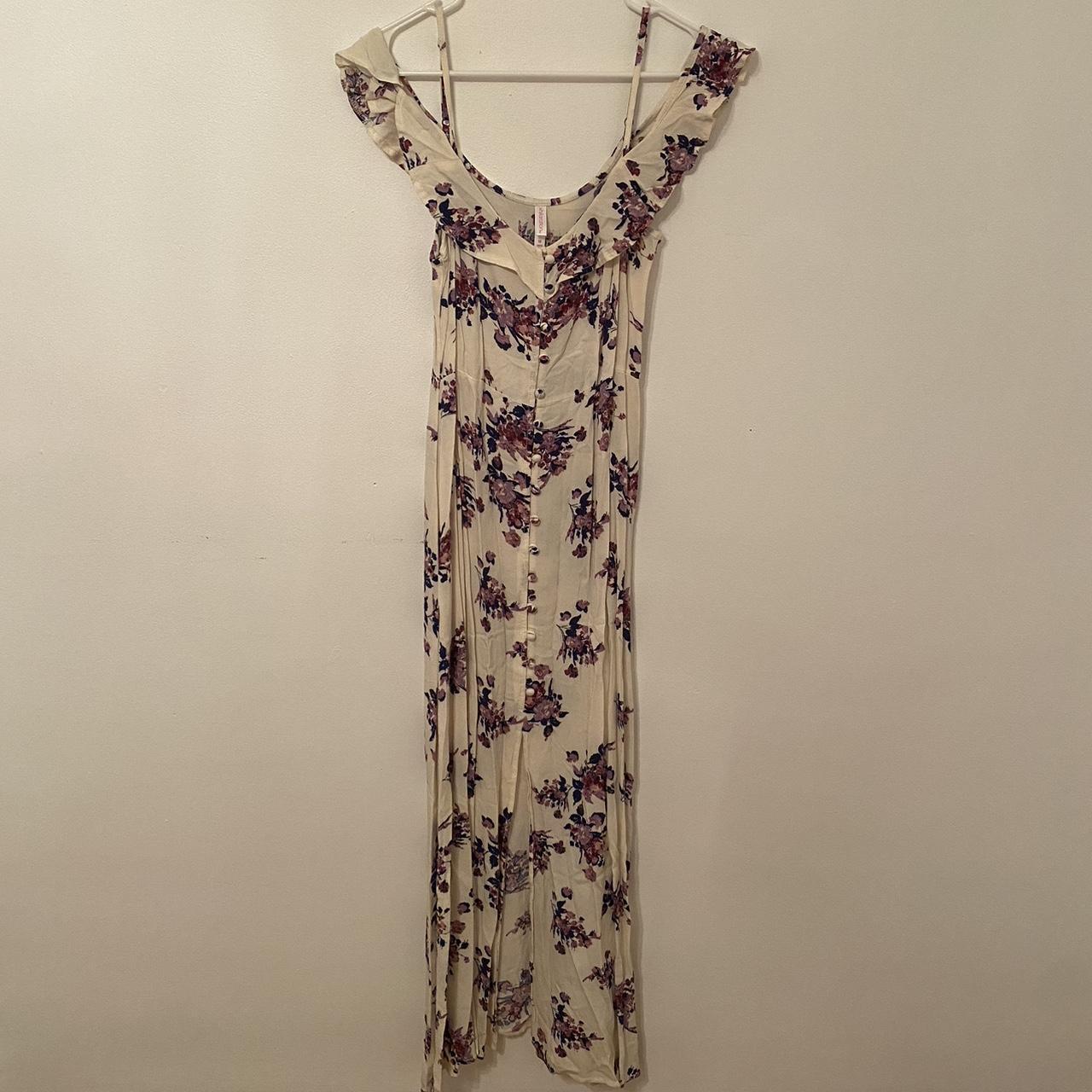 xhilaration floral maxi dress