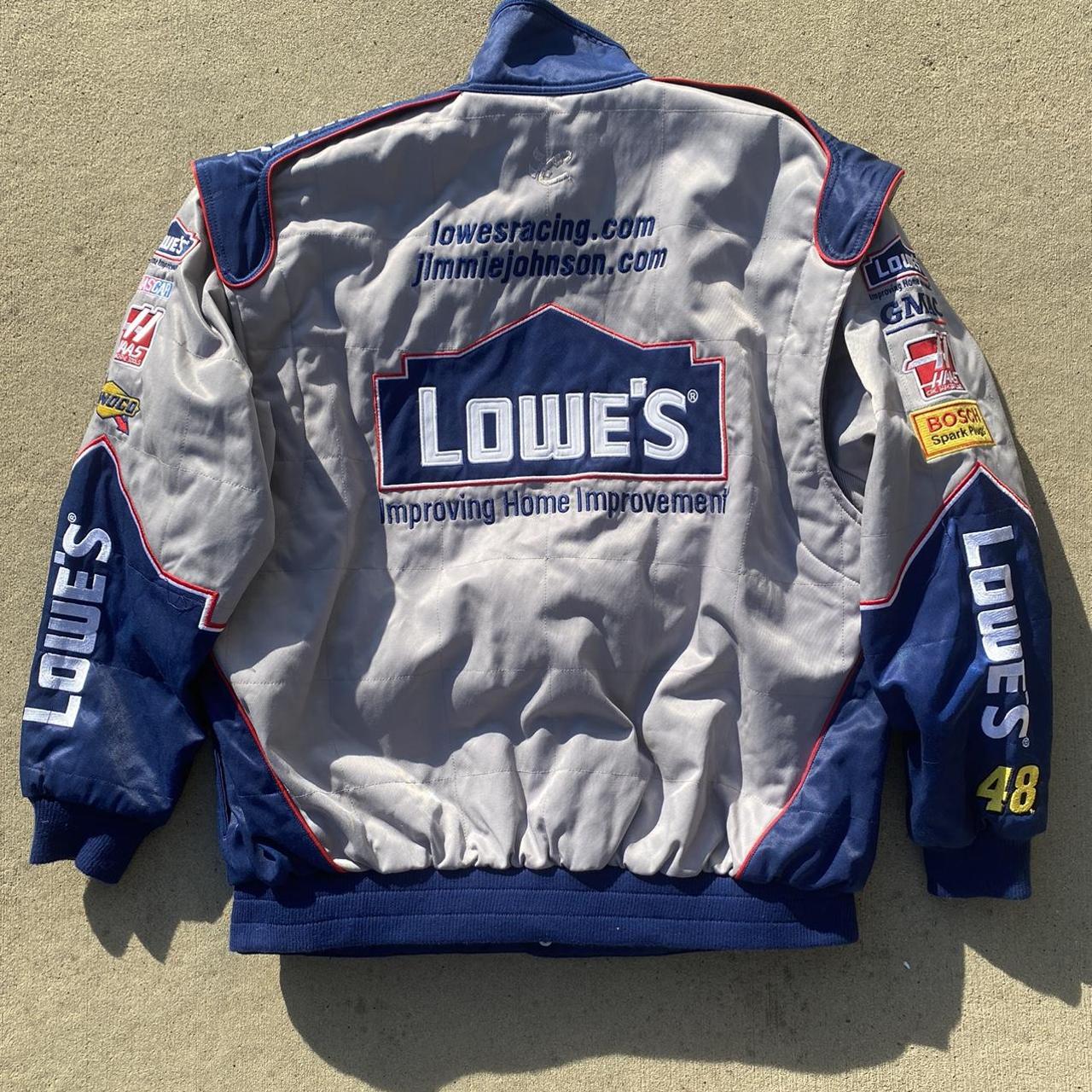 Vintage NASCAR Jimmie Johnson Lowes Racing Jacket....