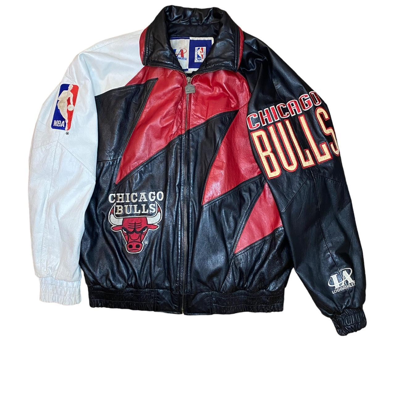 Chicago Bulls Vintage 1990s NBA Leather Jacket 