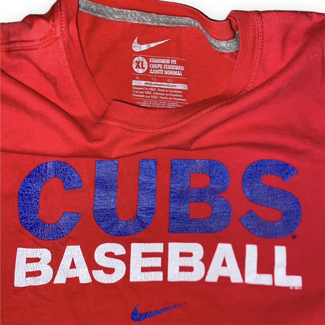 Early 2000s Nike Chicago Cubs long sleeve t - Depop