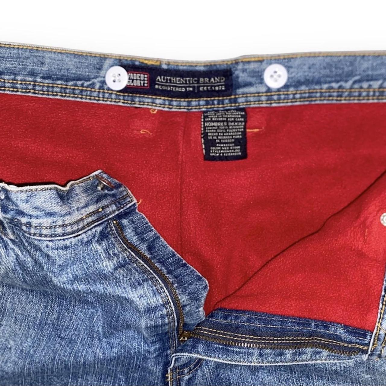 Vintage 90s Denim Faded Glory Fleece Lined