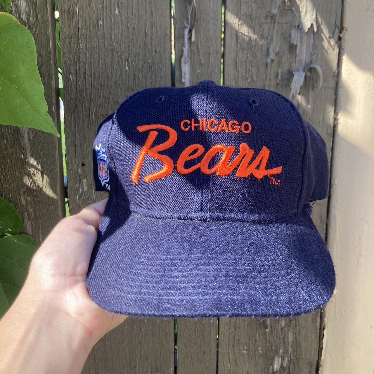 Vintage Chicago Bears Sports Specialties script hat - Depop