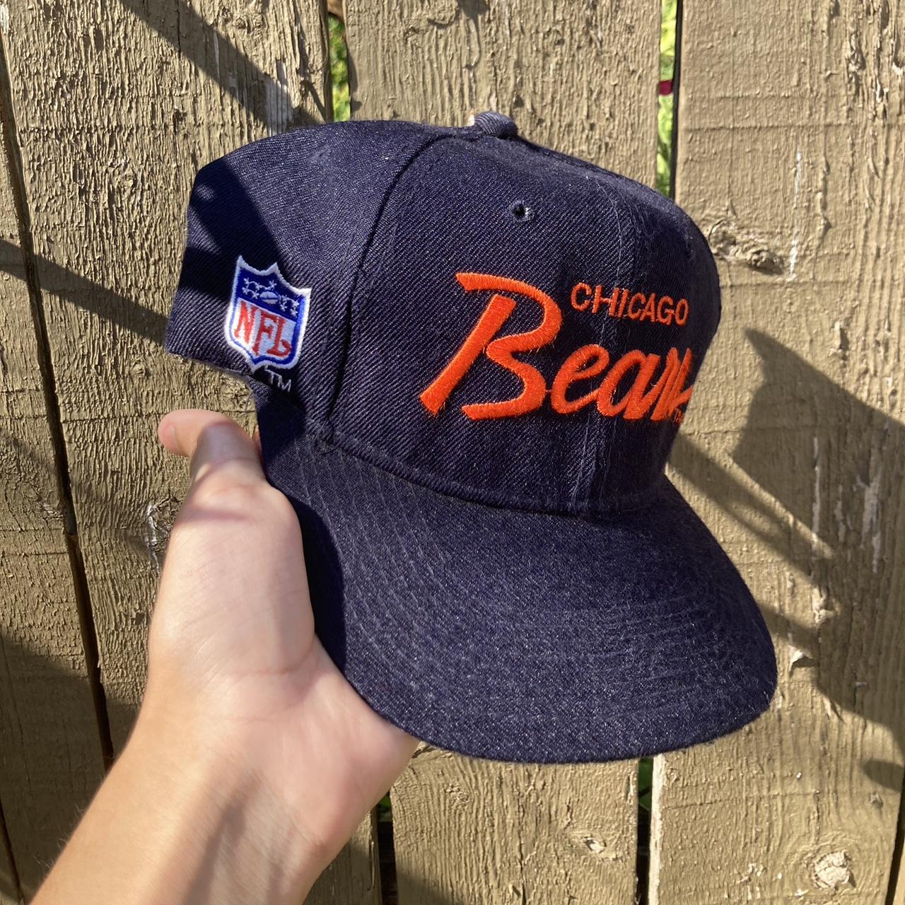 Vintage Chicago Bears Sports Specialties script hat - Depop