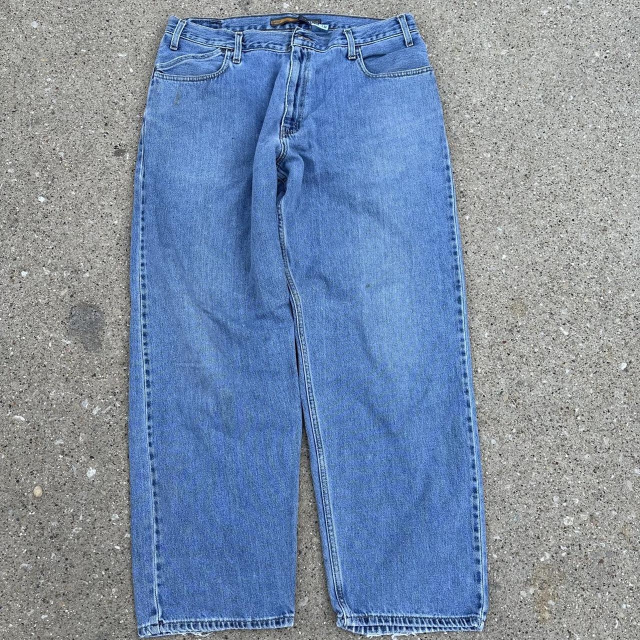 Vintage Levi’s Silver tab baggy jeans Size... - Depop