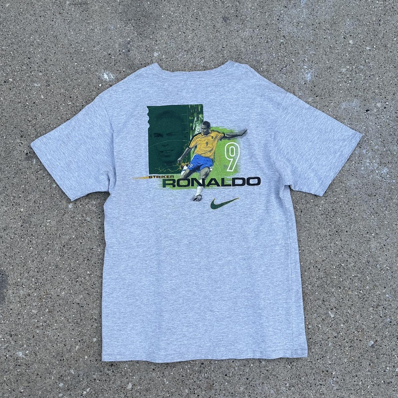 vintage nike R9 Ronaldo TシャツXL ロナウド　ブラジル BRAZIL NATIONAL TEAM 1997 FOOTBALL SHIRT RONALDO R9 NIKE