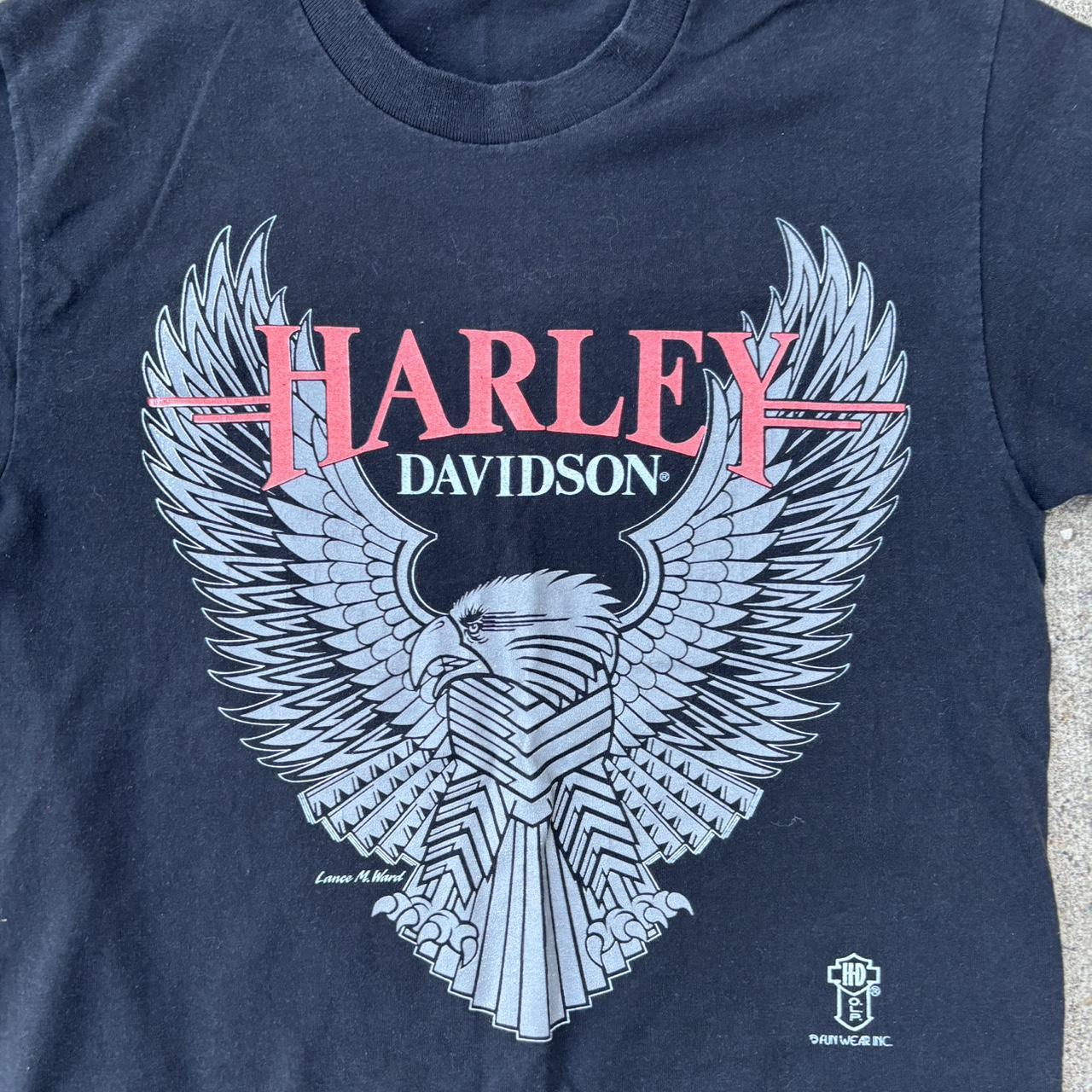 Vintage 90s Harley Davidson Eagle Travis Scott Tee | Depop