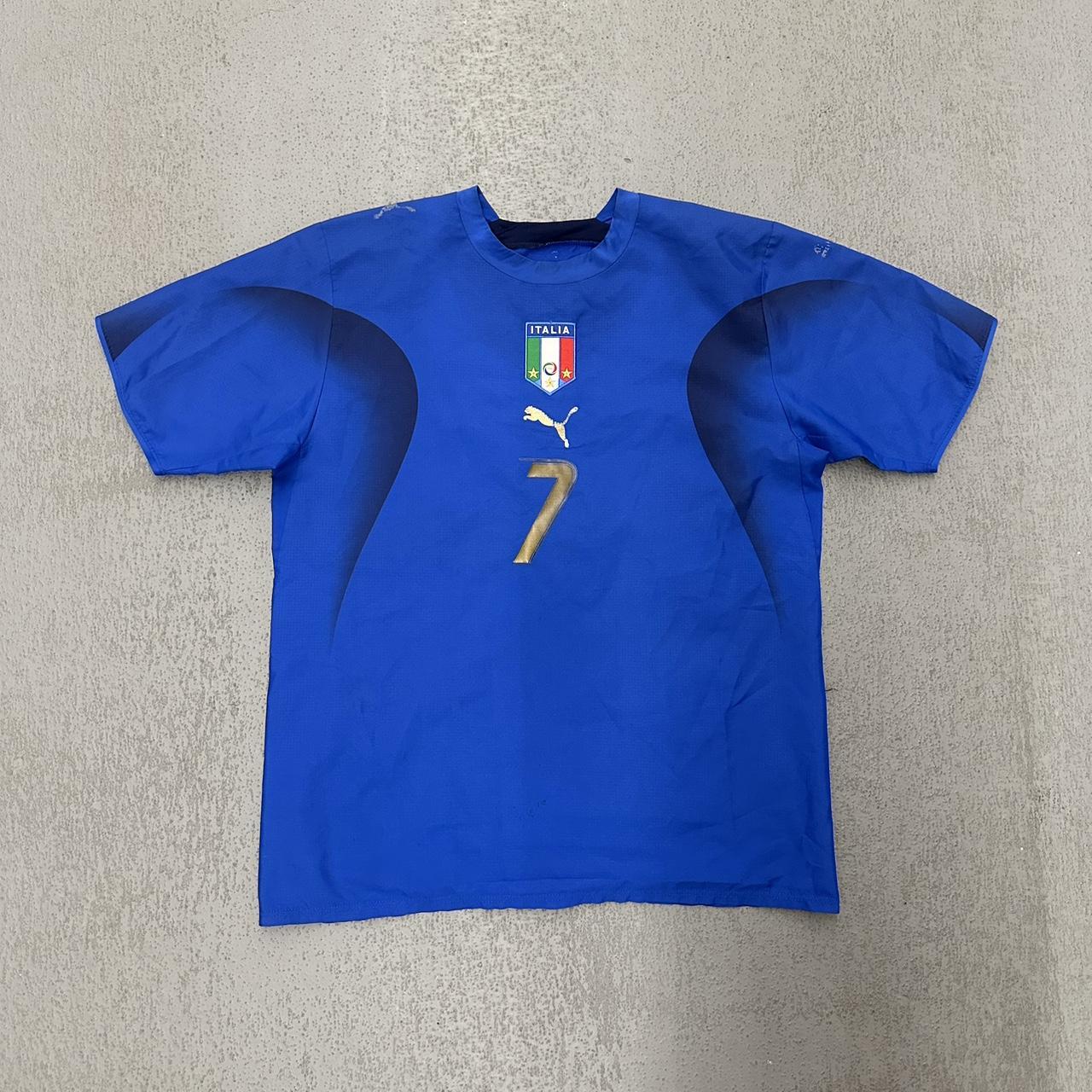 Vintage Puma Italy 2004/05 Del Piero blue home