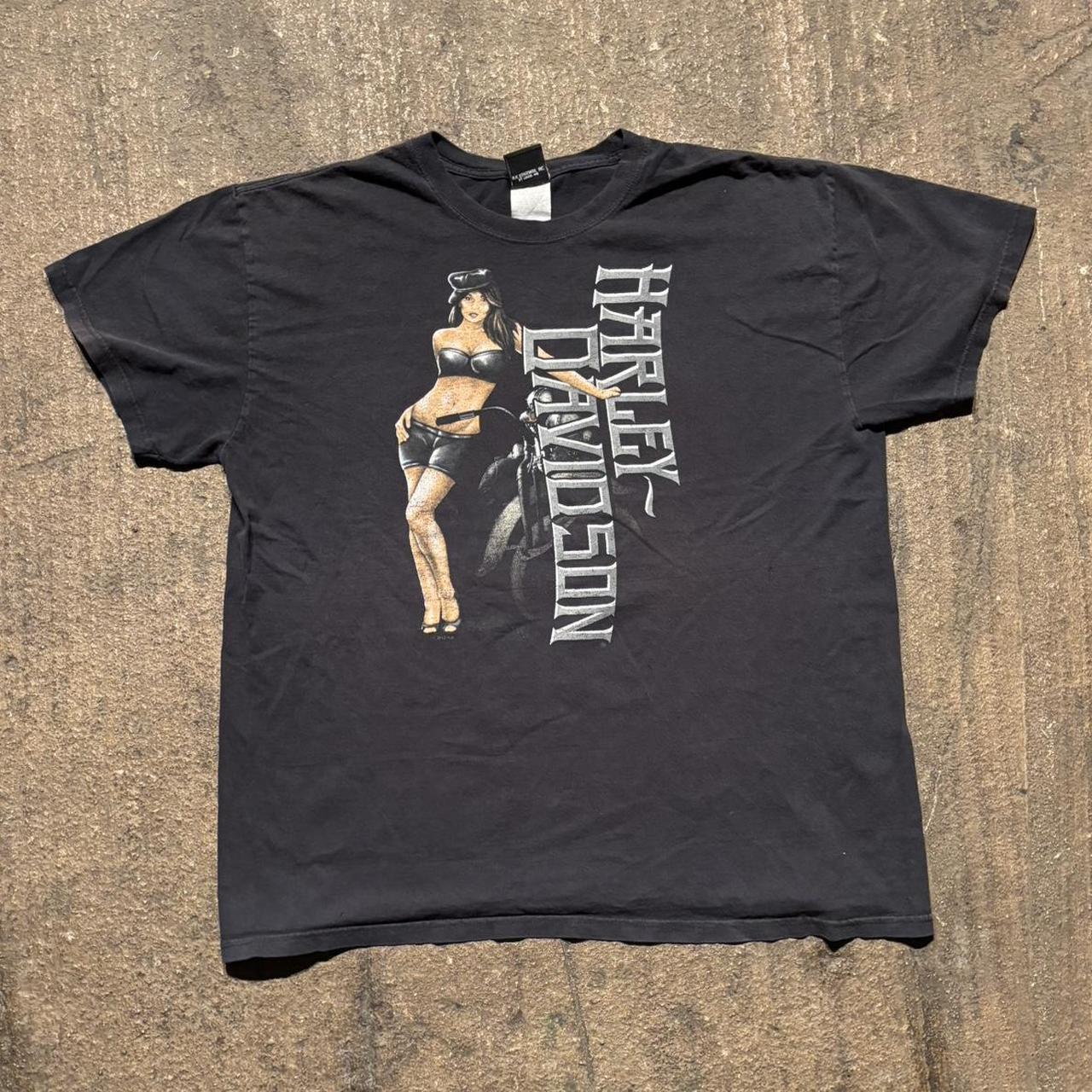 Vintage 90s Harley Davidson Eagle Travis Scott Tee | Depop