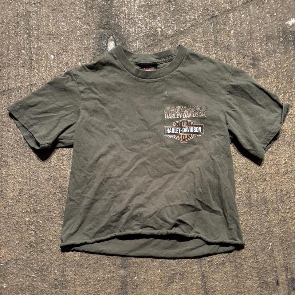 90's HARLEY DAVIDSON T シャツ Travis Scott VTG 90s Eagle American Thunder Tee Shirt LG Single Stitch