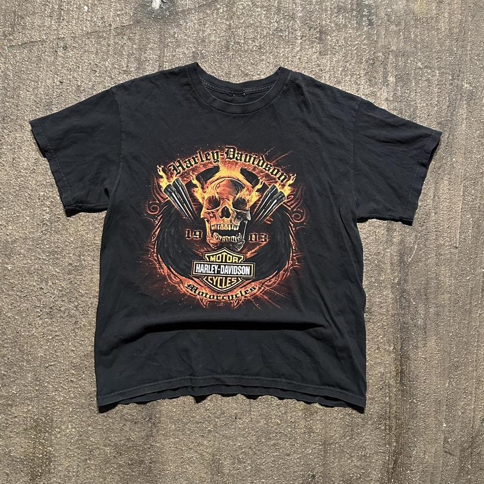 90's HARLEY DAVIDSON T シャツ Travis Scott Rodeo – Vintage - 90s Travis Scott Harley Davidson Eagle Rap