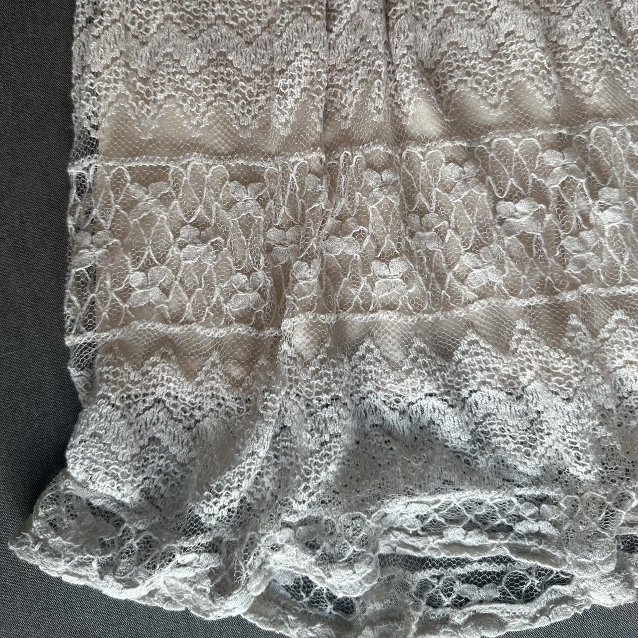 Women's Skirt - Cream/Tan - S – Cream and white l… - image 3