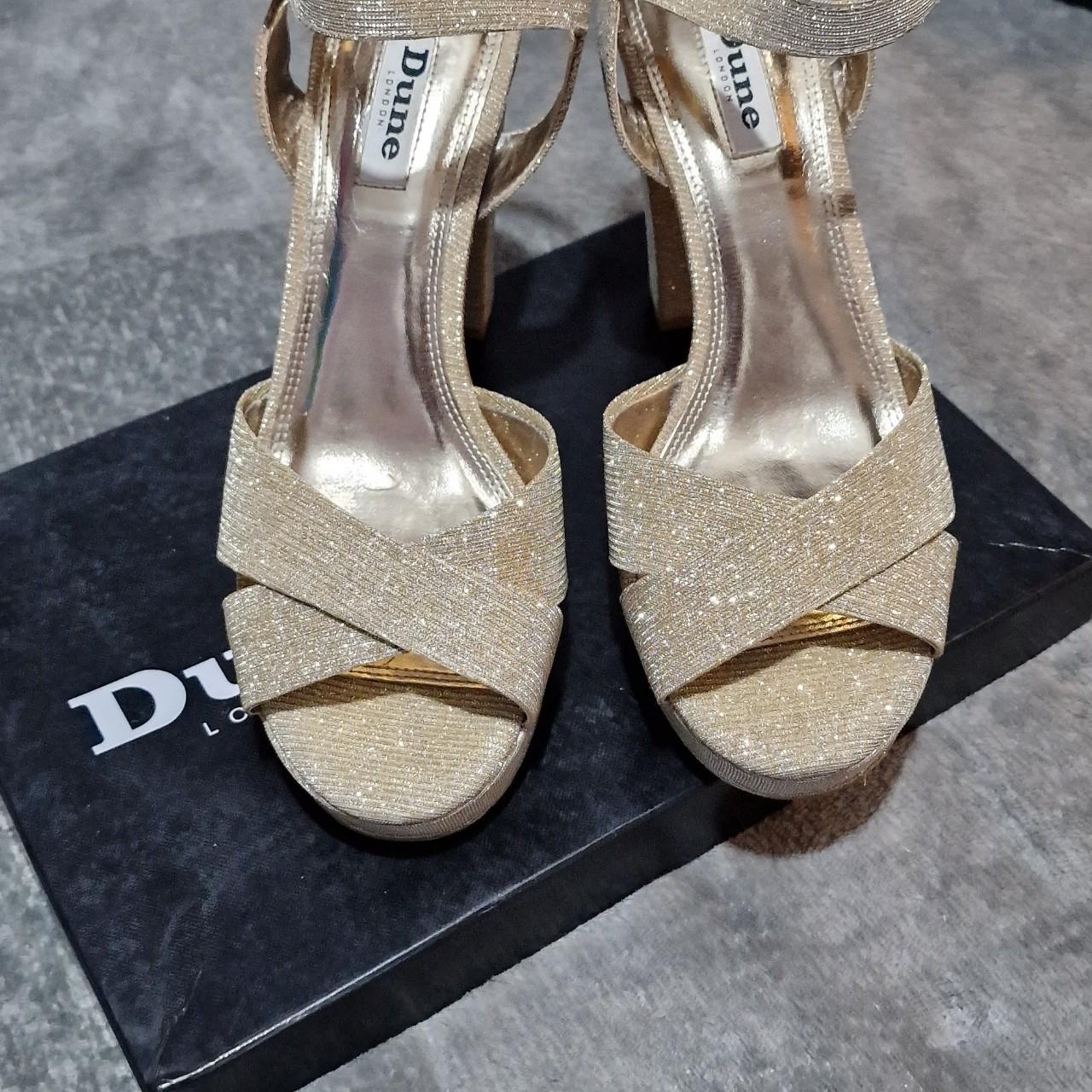 Dune hot sale glitter sandals