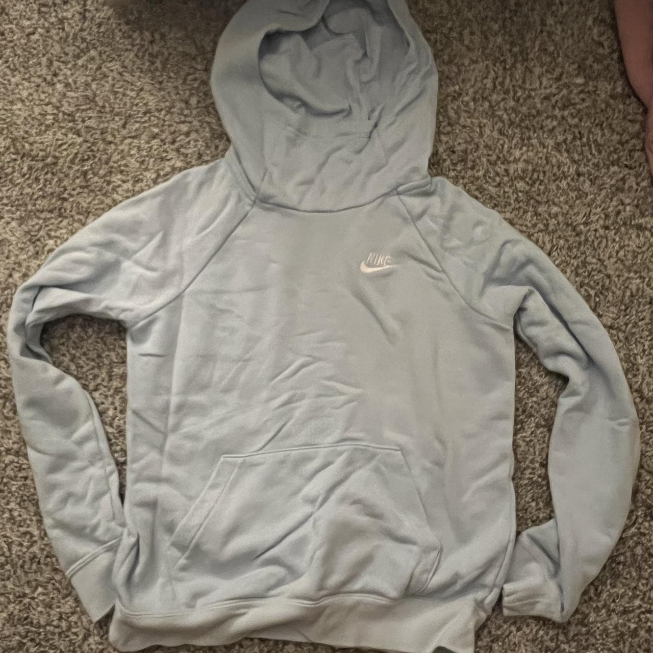 baby blue nike hoodie womens
