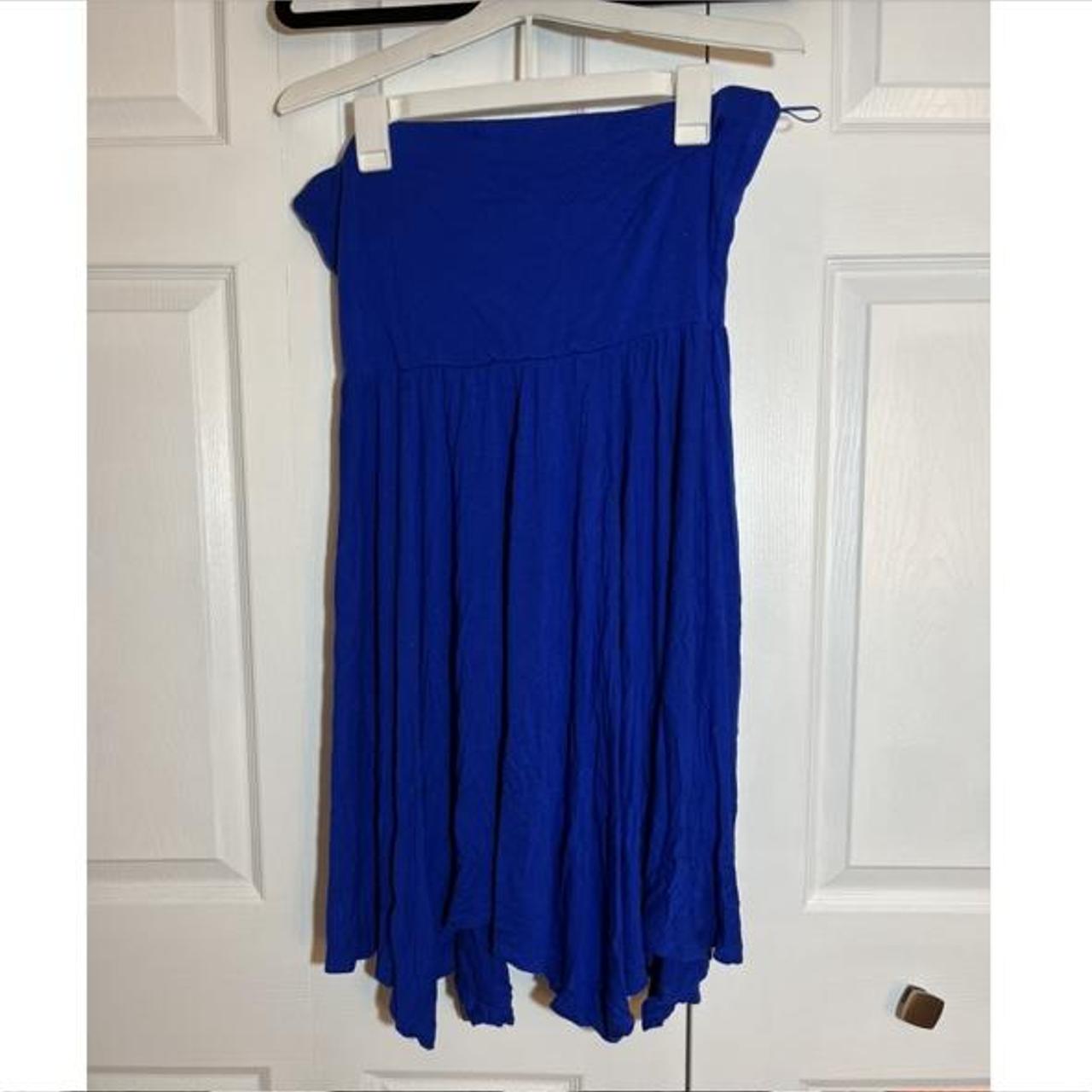 Dark blue mini dress Brand Express Size... Depop