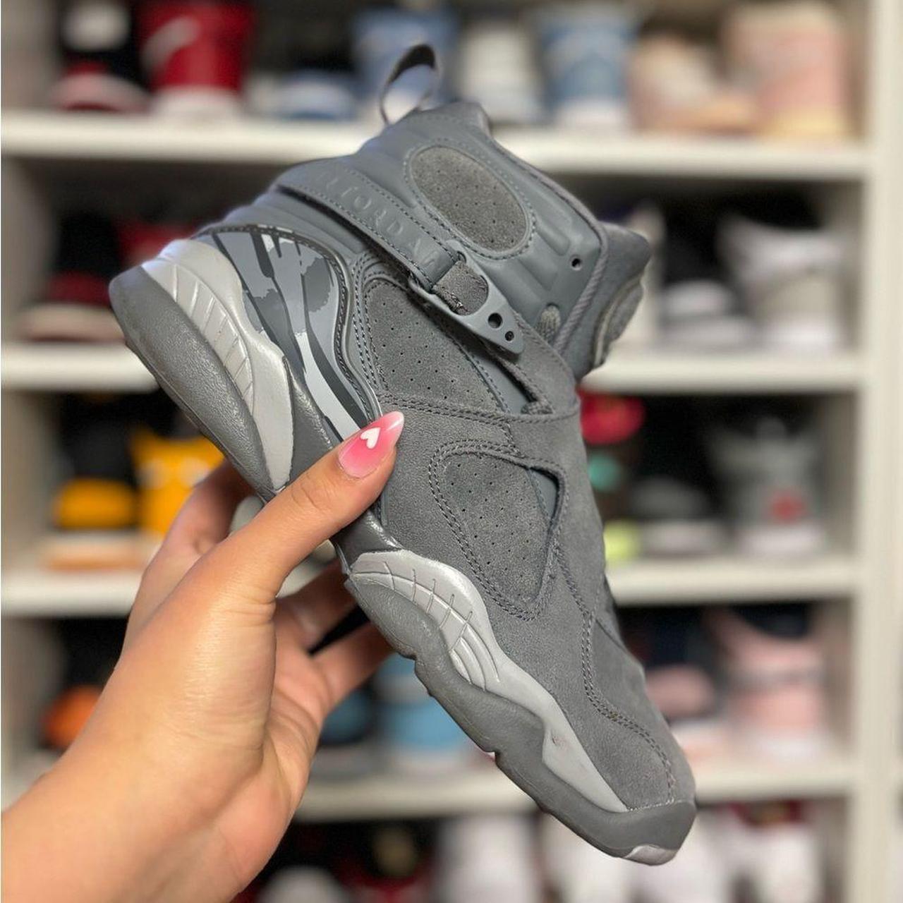 all grey jordan 8s