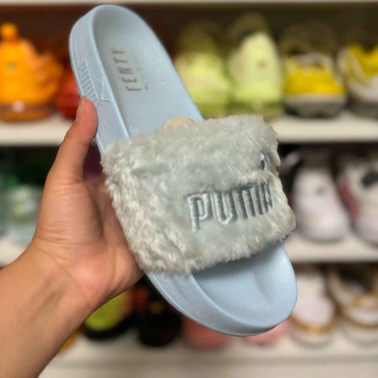 Fenty puma f u r slides best sale