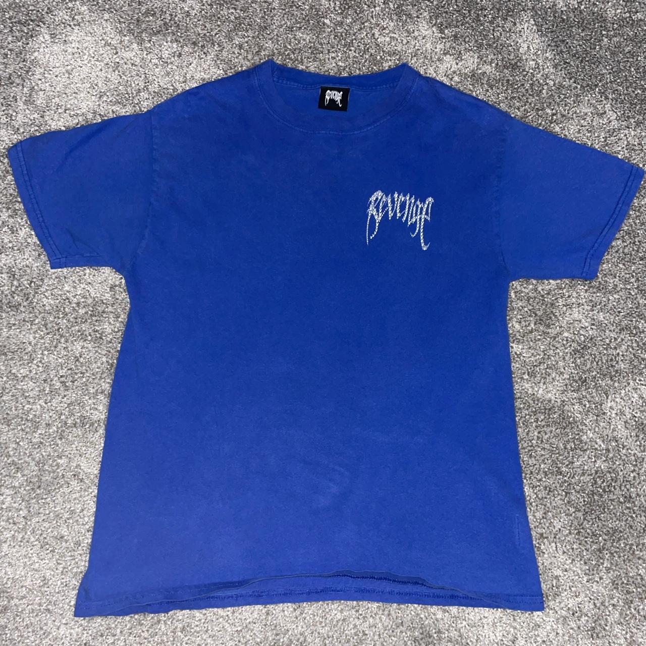 Revenge Men's Blue T-shirt | Depop