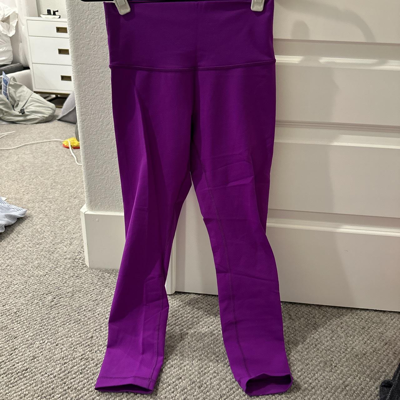 purple lululemon wunder under 25 inch inseam