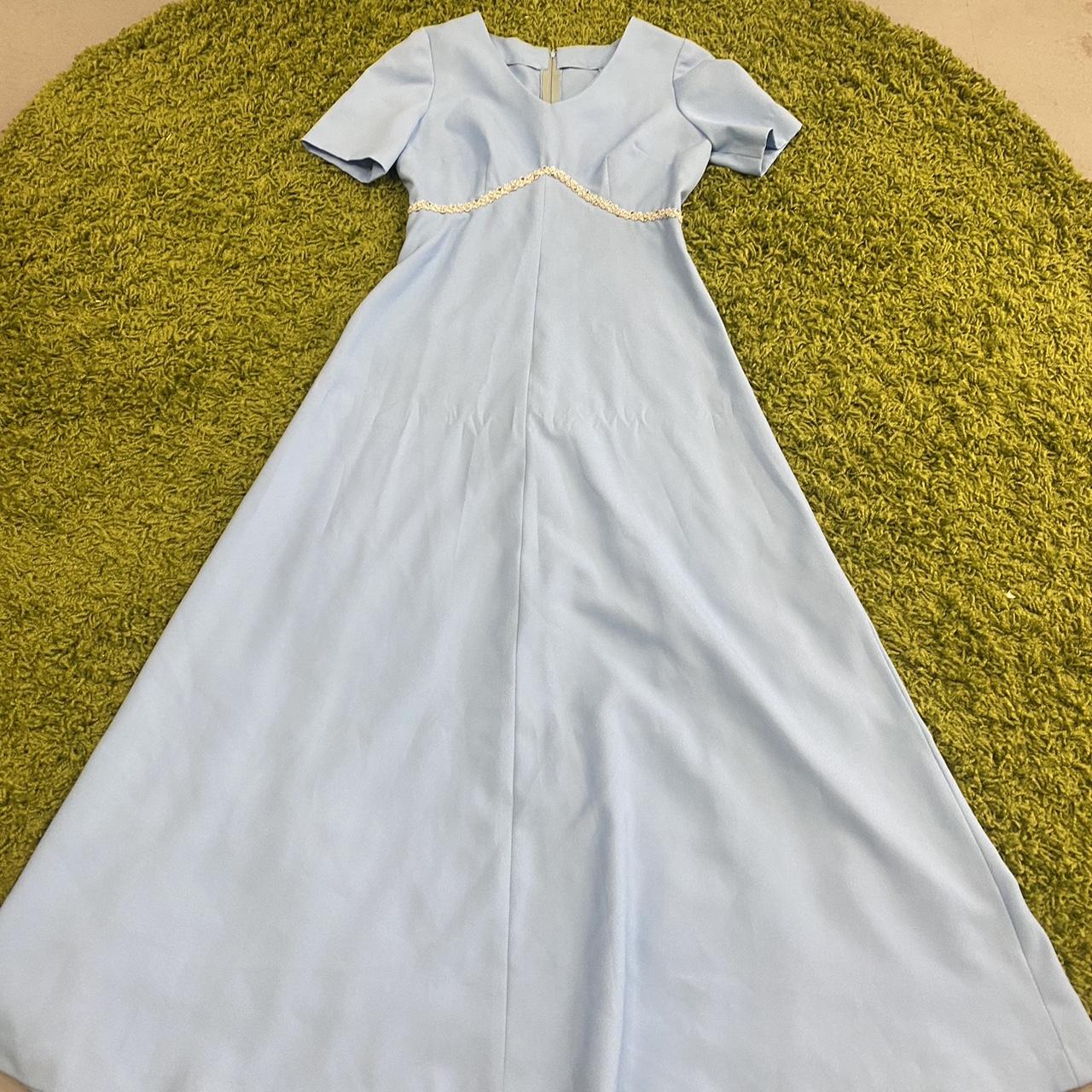 Authentic Vintage 70s Formal Dress! The color is... - Depop