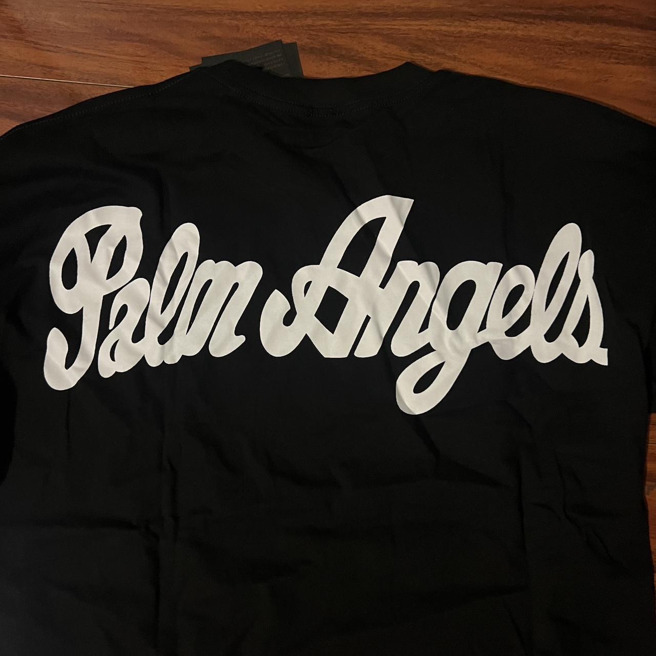 Palm angels miami logo tshirt - size small Tshirt - Depop