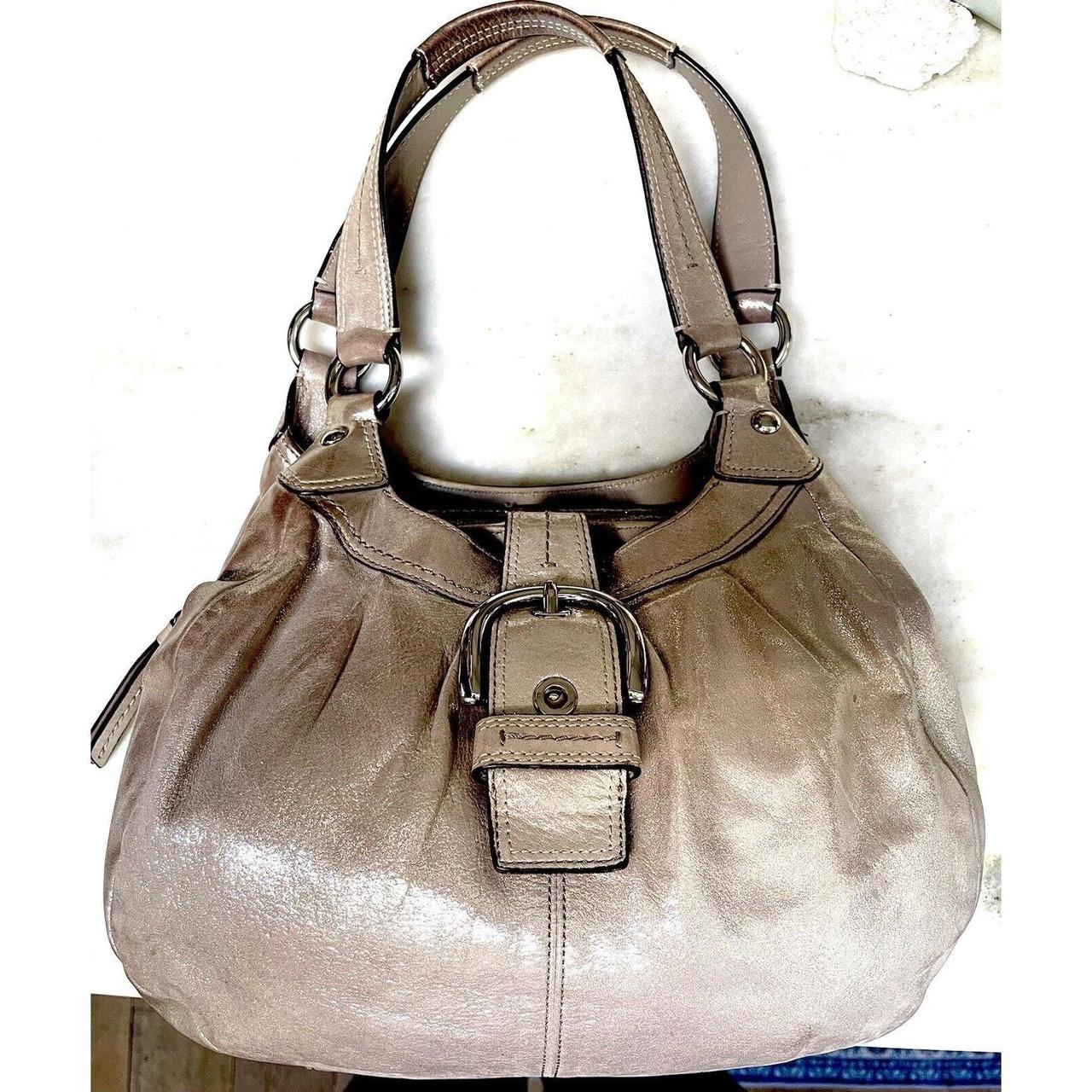 Coach purple leather Lynn soho newest