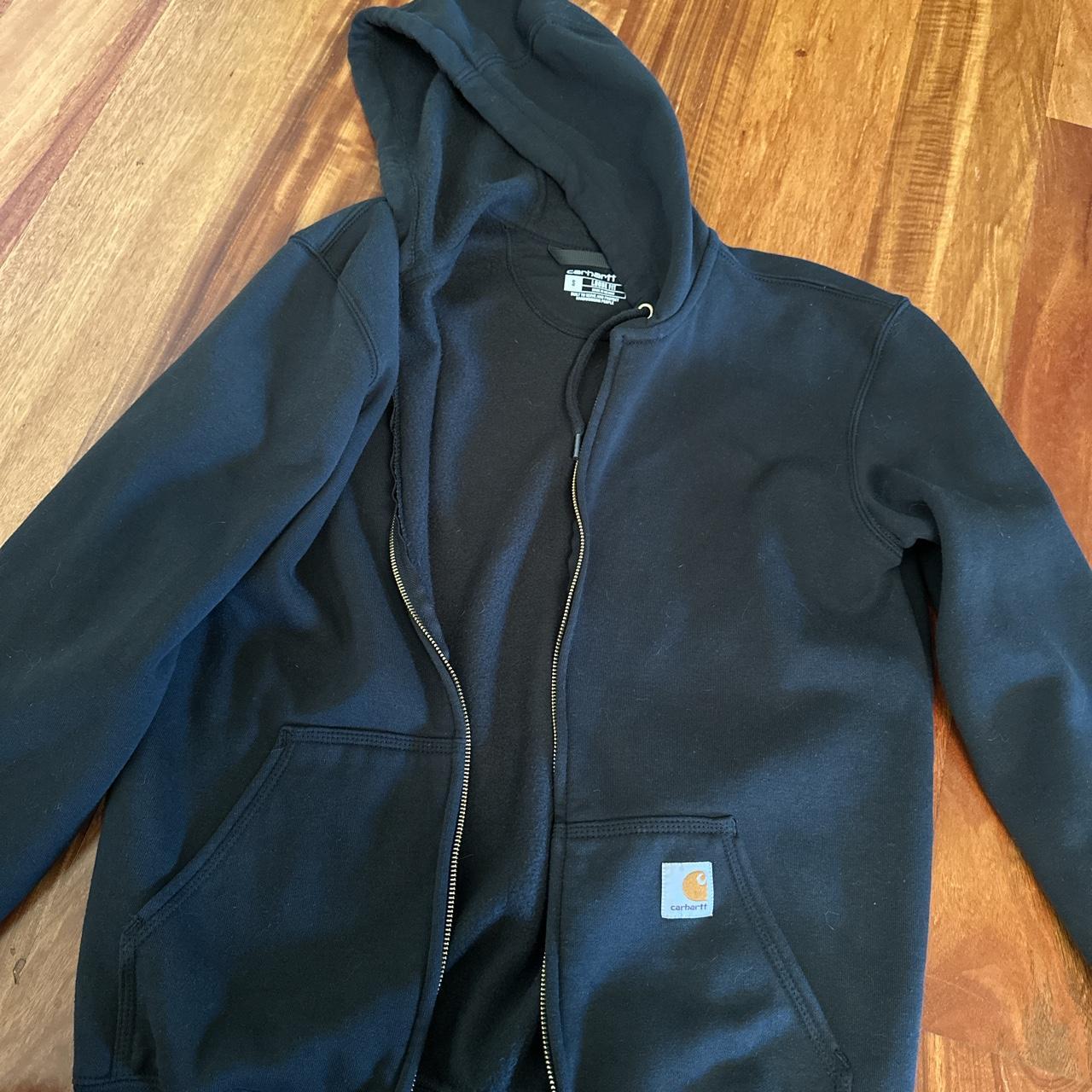 carhartt loose fit midweight full-zip sweatshirt - Depop