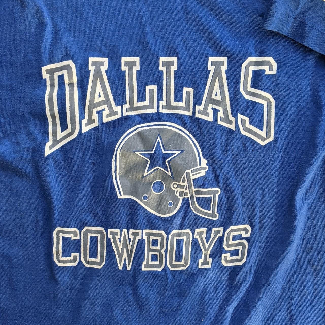 Vintage 80s Dallas cowboys t shirt Tagged size large - Depop