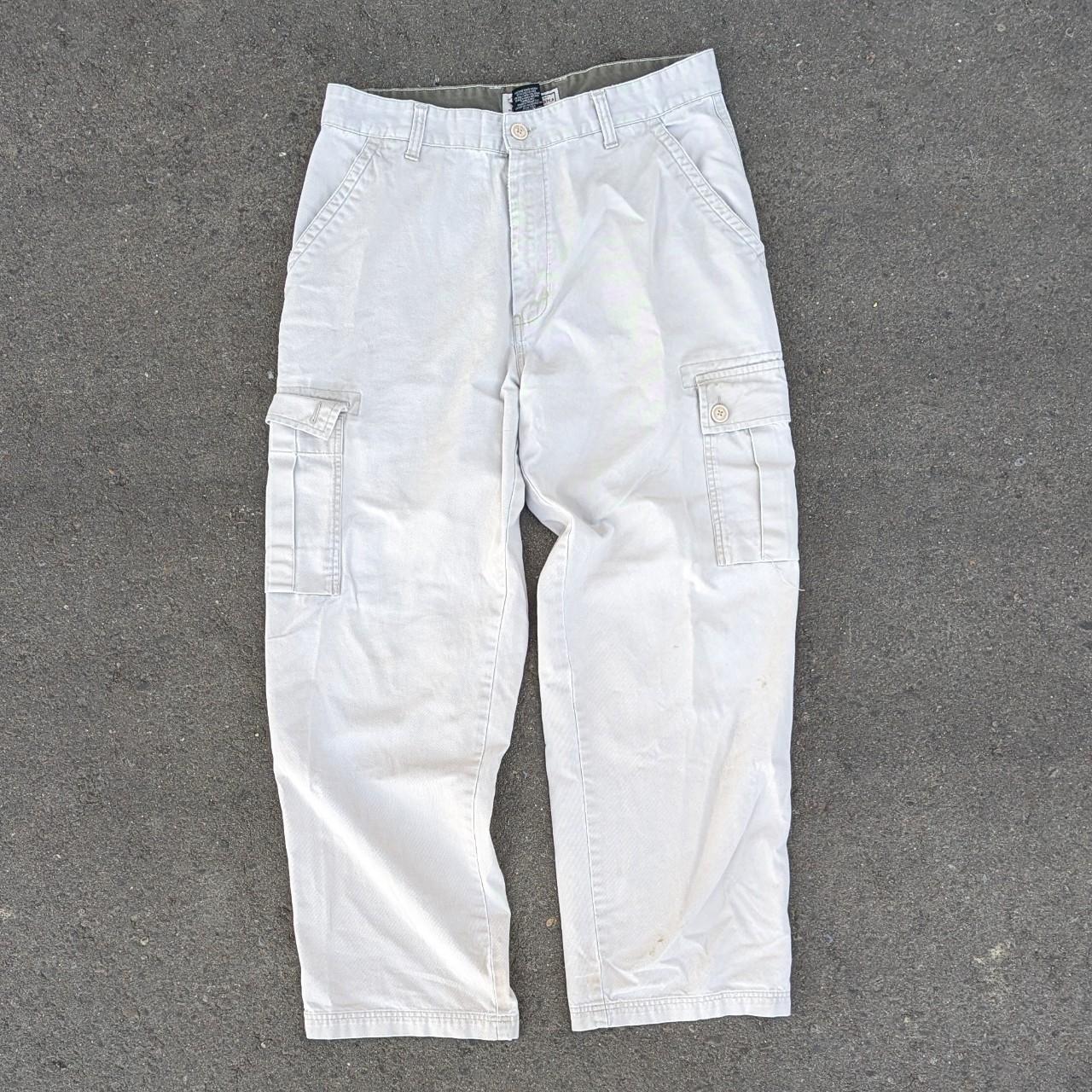 Arizona Men's Cream and White Trousers | Depop