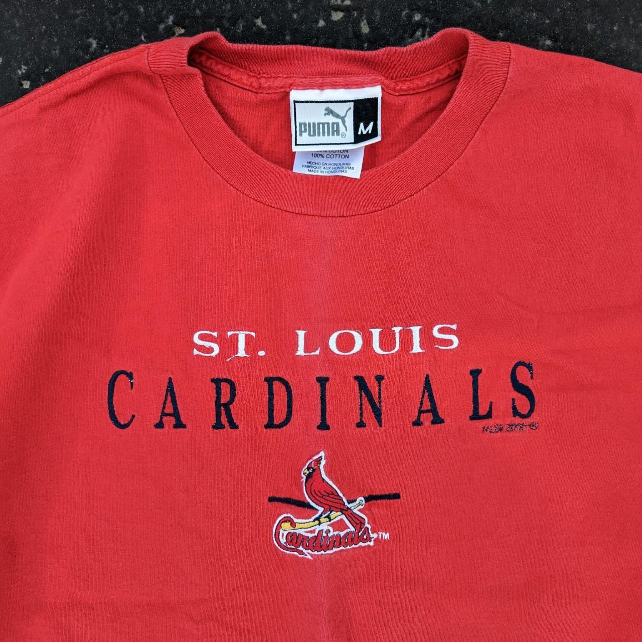 Red adidas St. Louis cardinals baseball jersey Kids - Depop