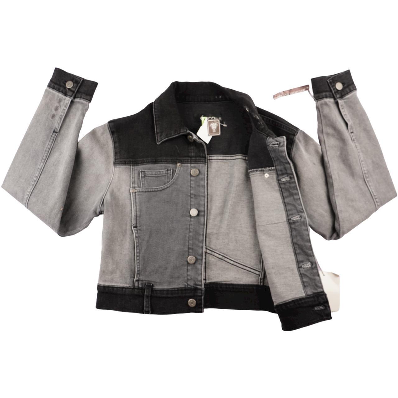 Denim Jacket Iconic black and grey denim jacket by... Depop