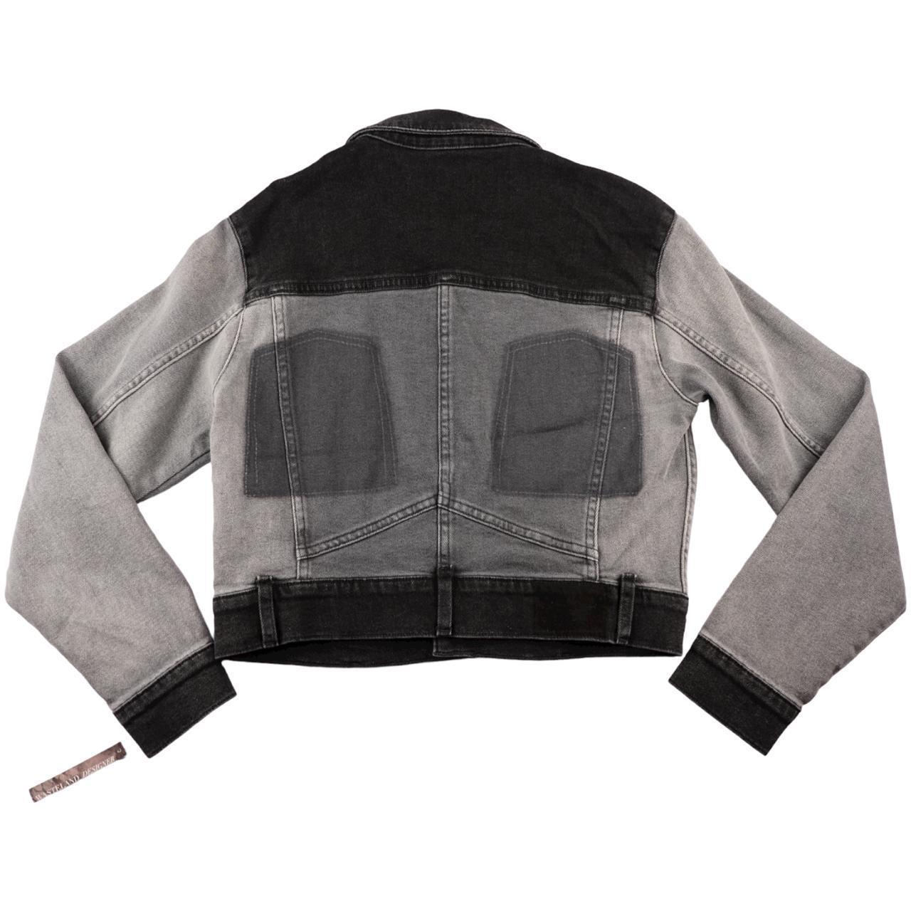 Denim Jacket Iconic black and grey denim jacket by... Depop