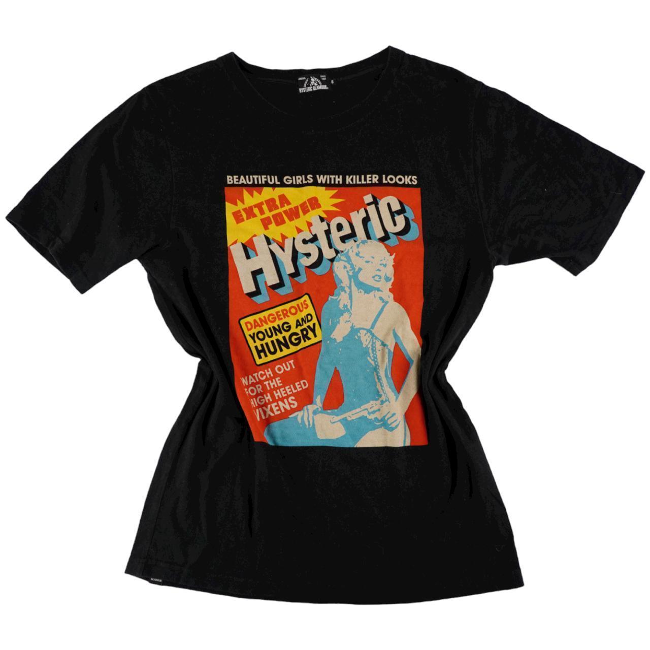 HYSTERIC GLAMOR men's girl HYS logo short sleeve T-shirt