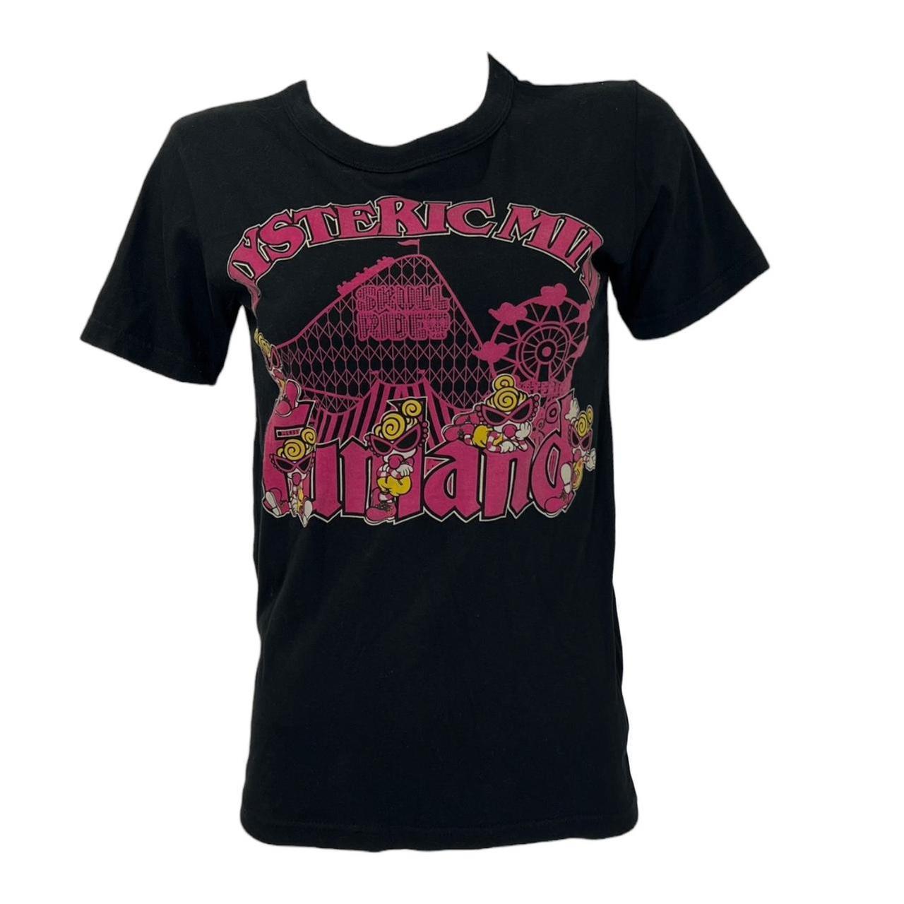 hysteric glamour graphic baby tee top y2k vintage...