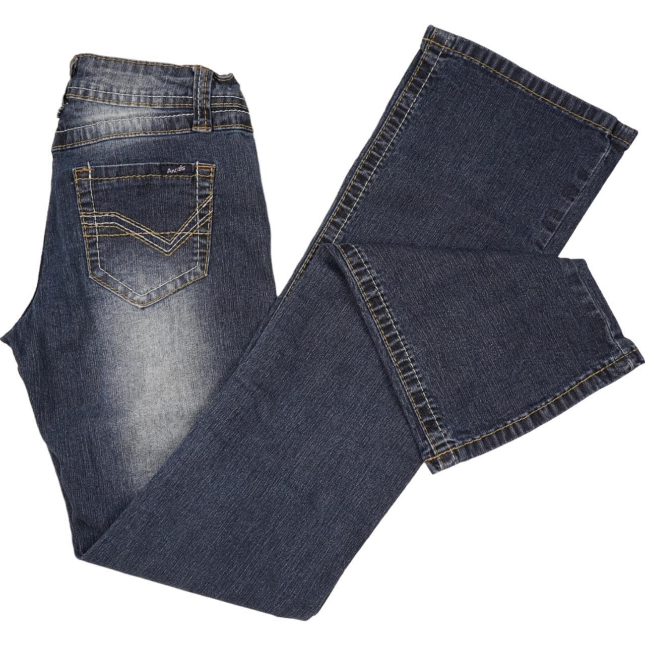 y2k flare jeans mcbling vintage 90s dark distressed