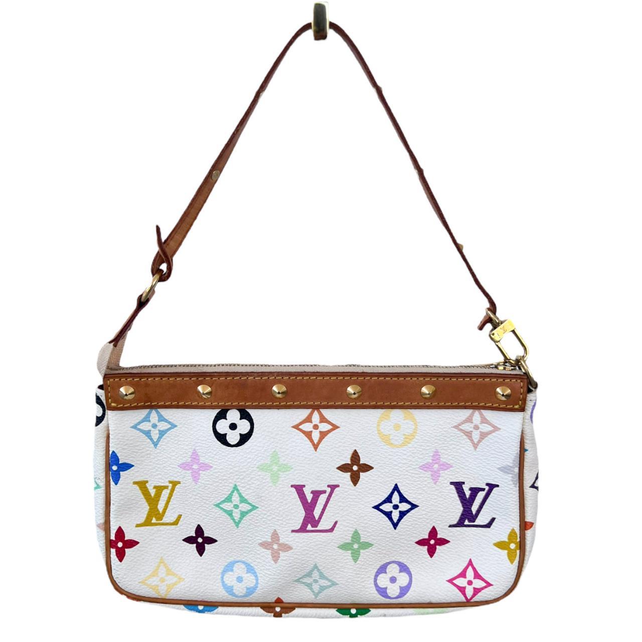 Louis Vuitton, Bags, Authentic Vintage Louis Vuitton Takashi Murakami  Pochette Multicolore