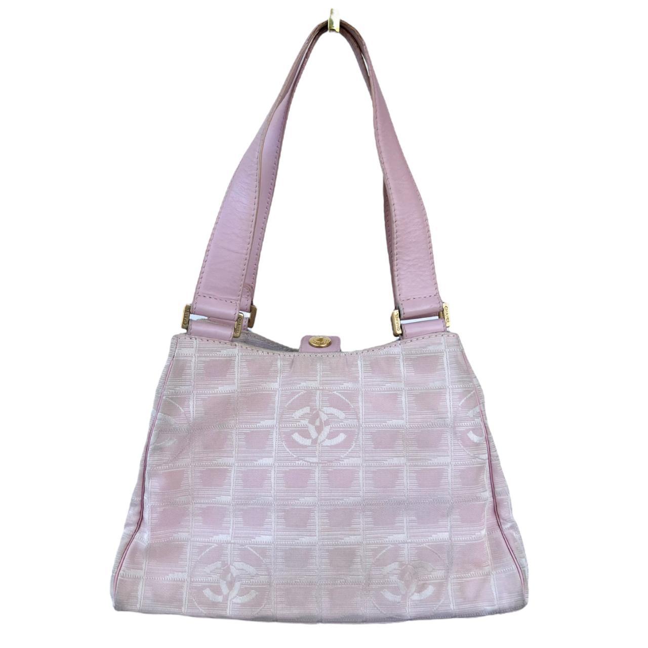 reserved - pink chanel bag travel line edition y2k