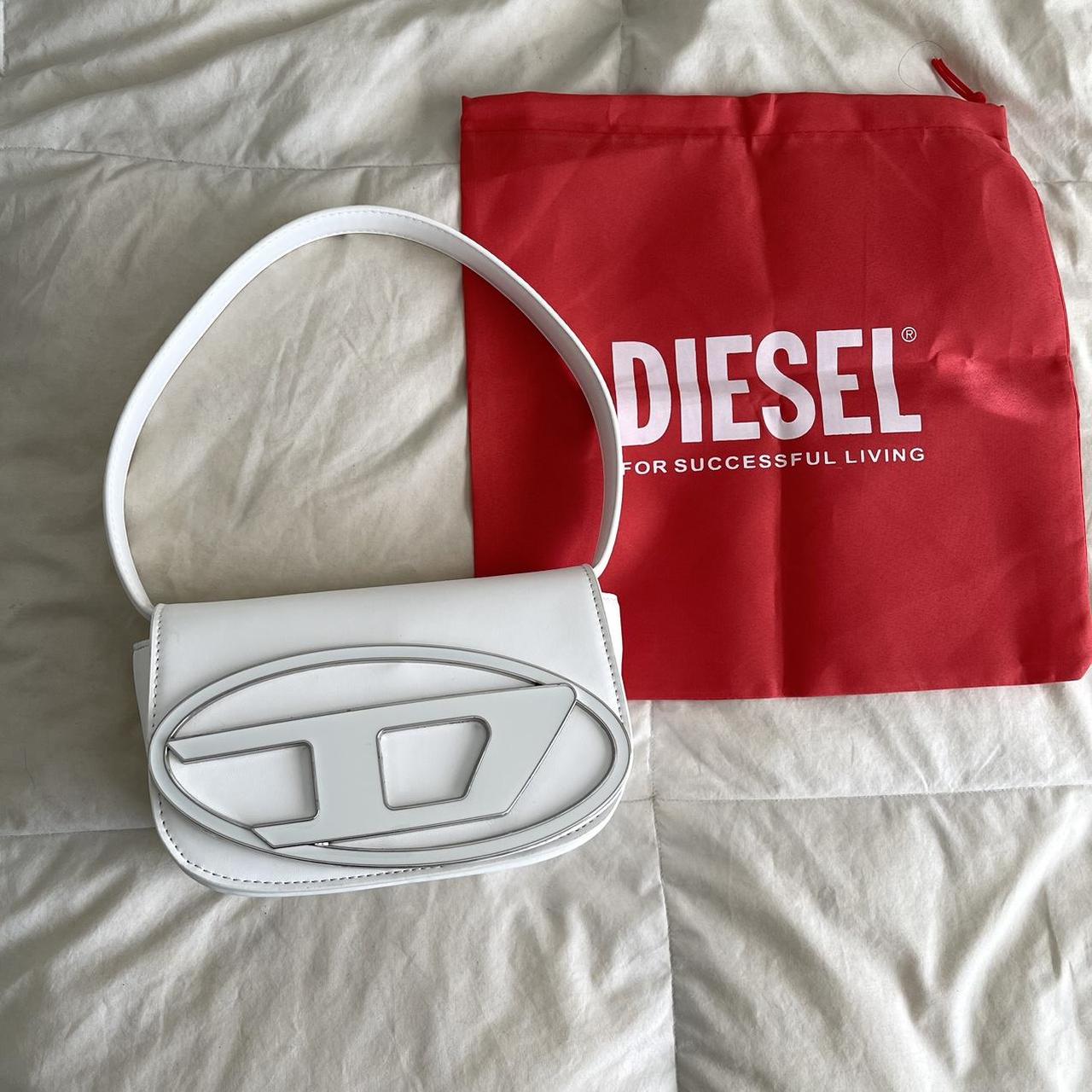 White diesel 1DR shoulder bag comes with dustbag! Depop