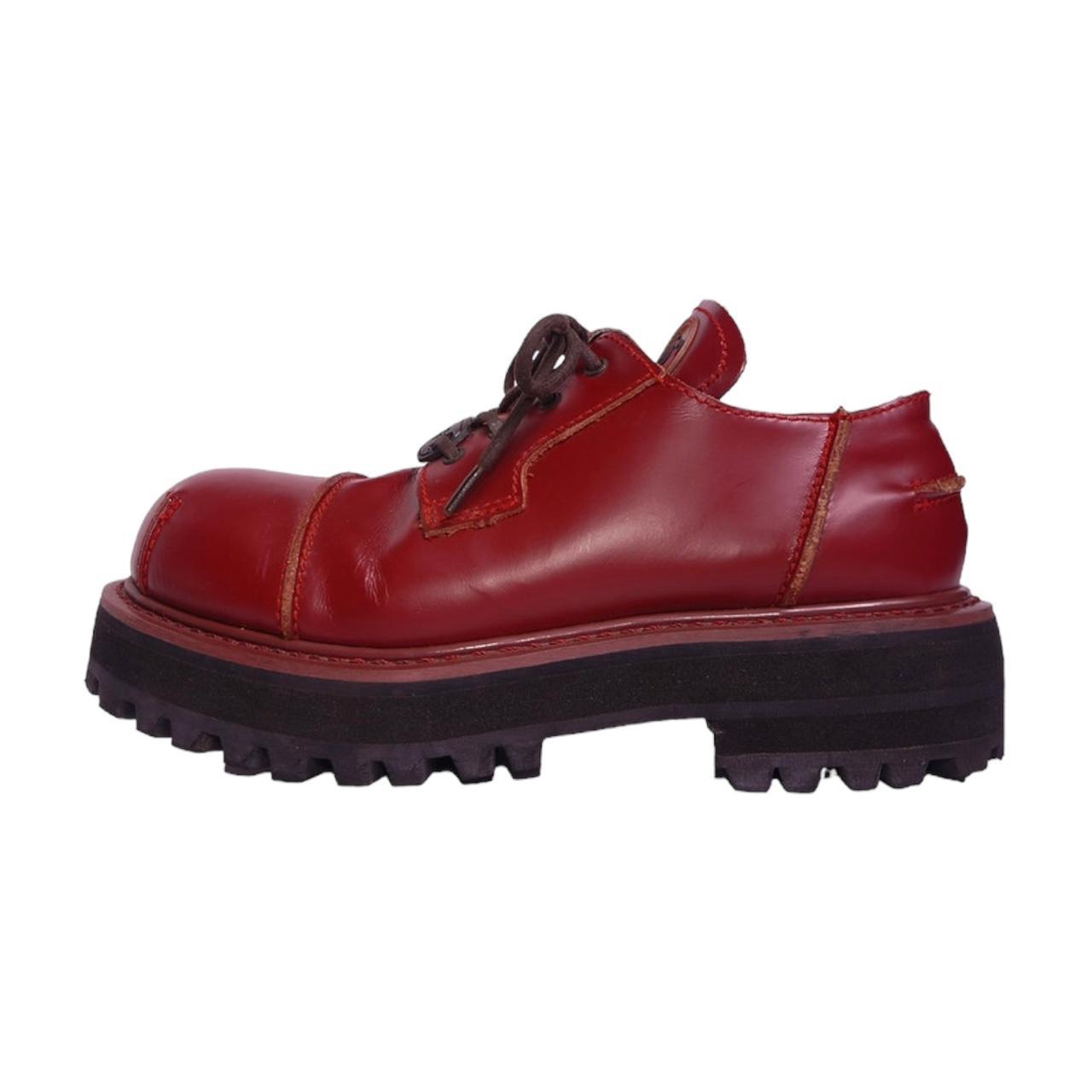 靴 1990s Jean Paul Gaultier leather shoes Jean Paul Gaultier | 1990s leather platform | Depop