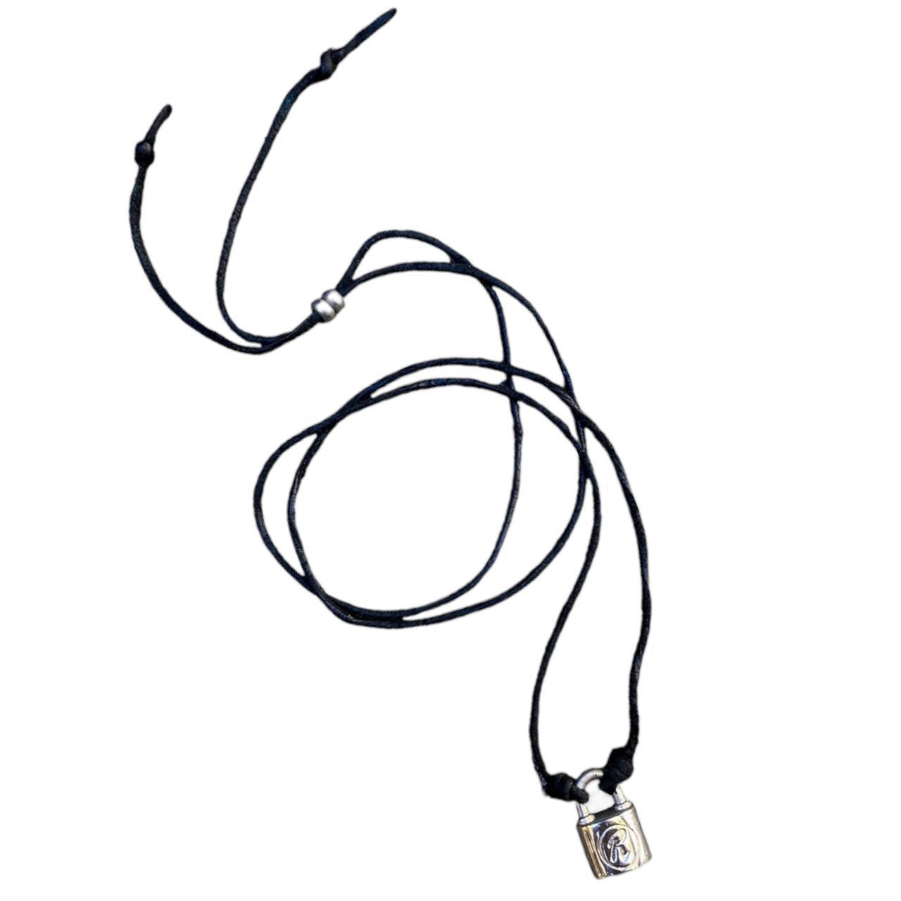 Undercover Black padlock necklace Sid vicious... Depop