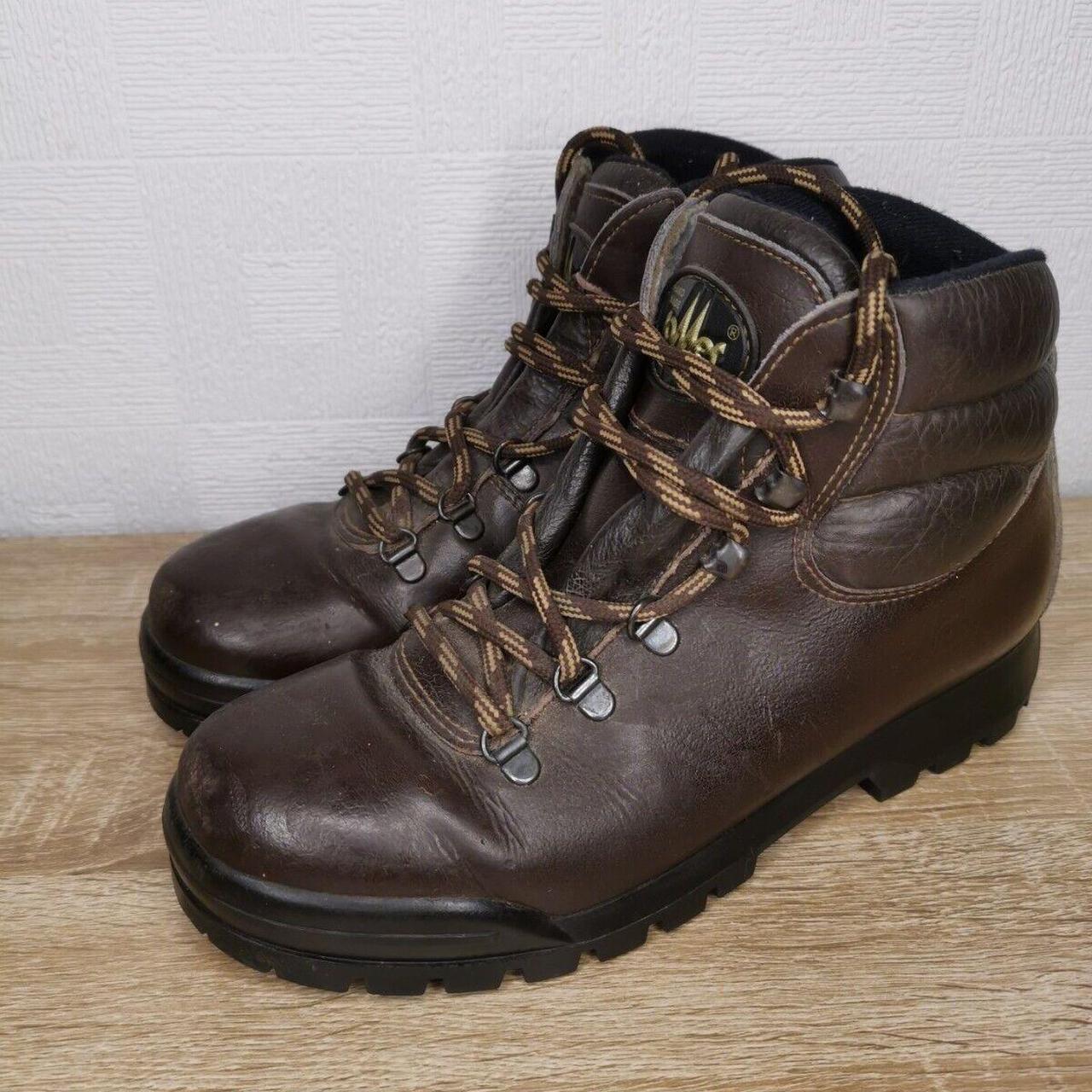 Men's Lomer Brown Leather Hiking Boots High Quality... - Depop