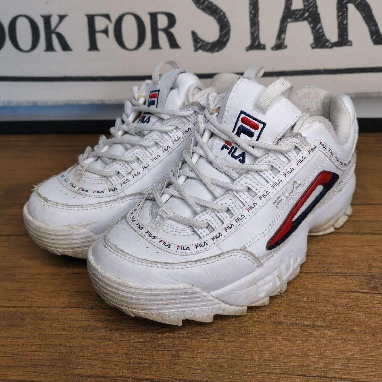 Infant Fila Disruptor Shoes ® ( Toddler / Infant Size UK 6 ) White / Pink |  eBay