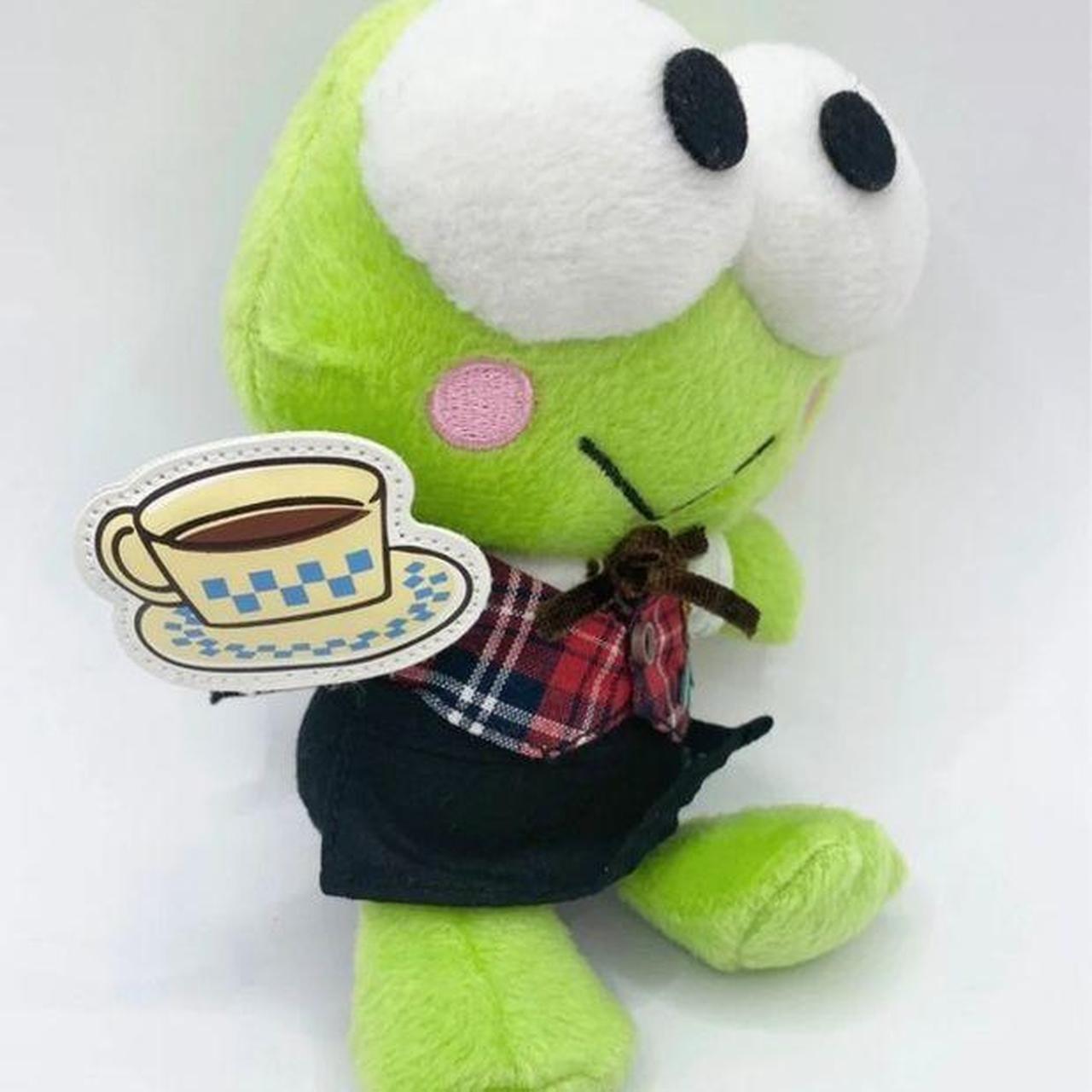 Sanrio Character Keroppi Cafe Coffee Plush Keychain... - Depop