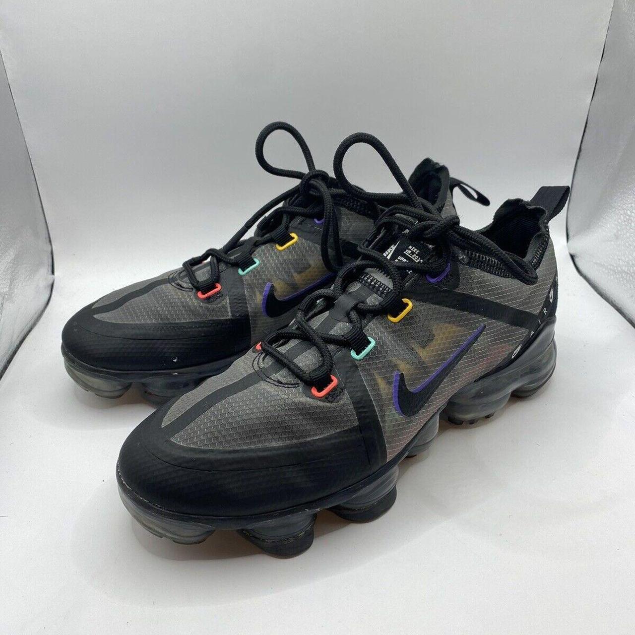 Air vapormax 2019 black/multicolor men's shoe best sale