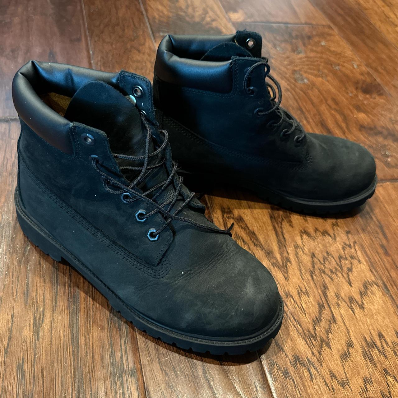 timberland black walking boots
