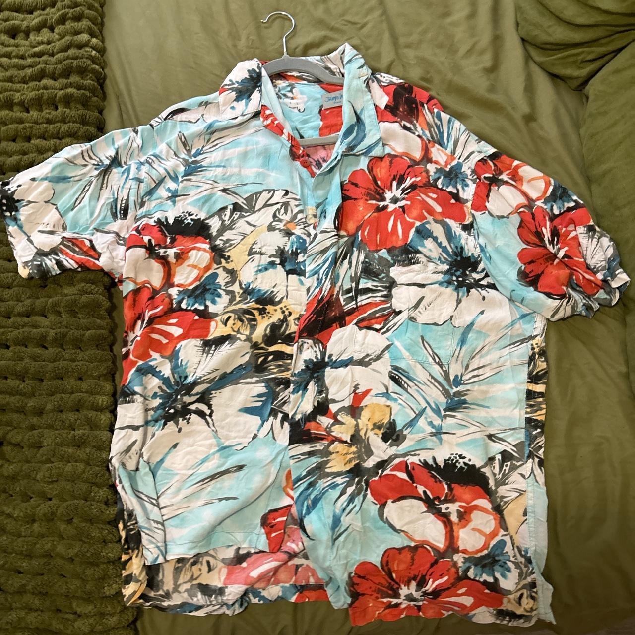 Vintage jams world aloha shirt Size large Depop
