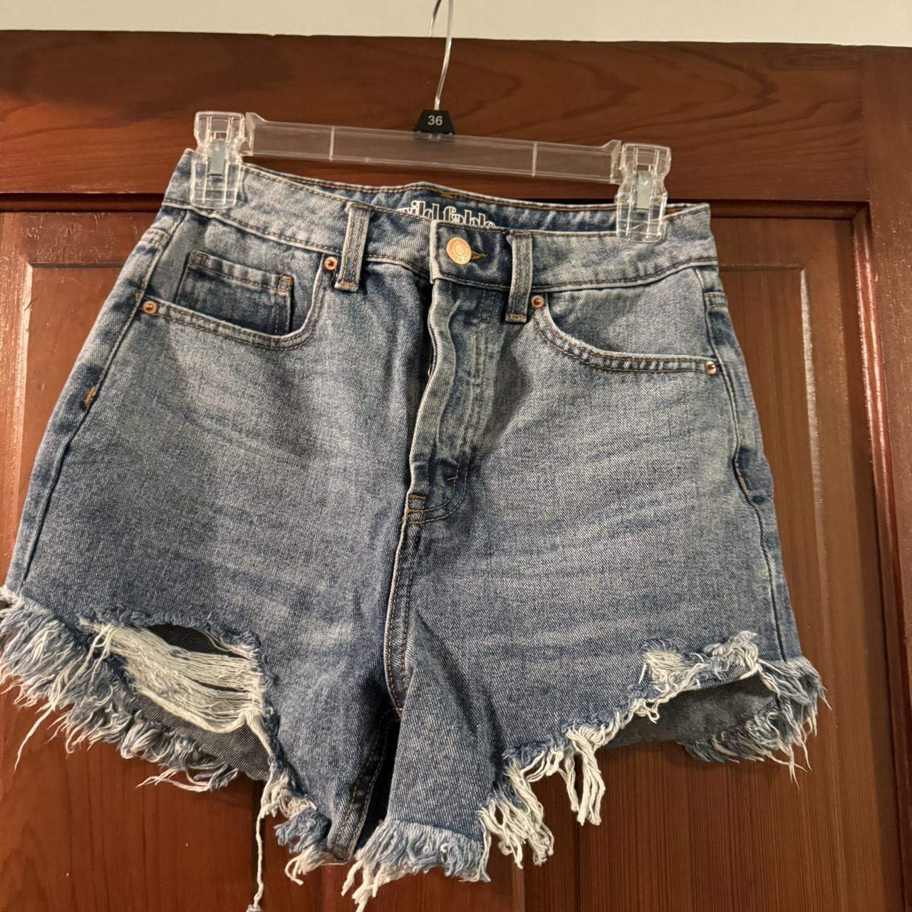 Target denim hot sale shorts womens