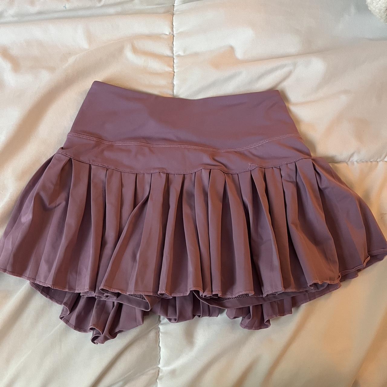 Purple gold hinge dupe skirt size xs Depop